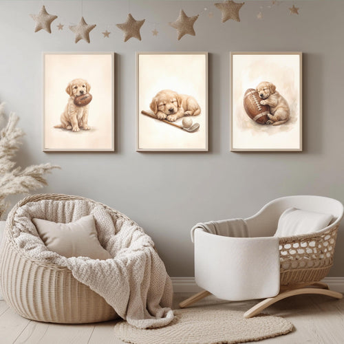 Golden Retriever Poster Set – Produktansicht 1