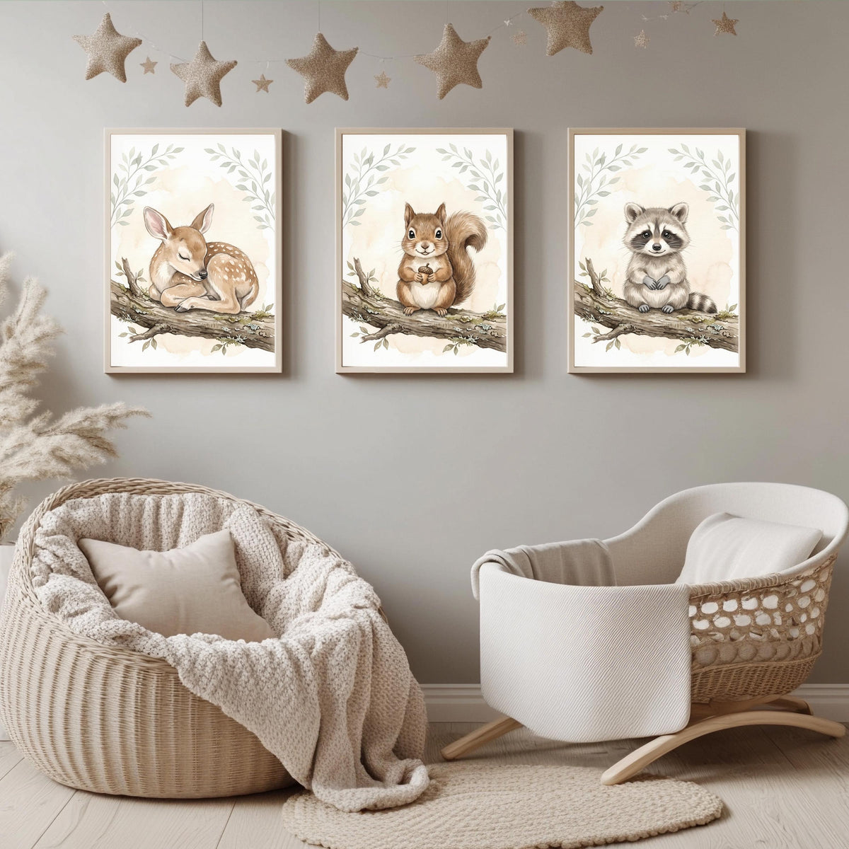 Waldtiere Poster Set – Produktansicht 1