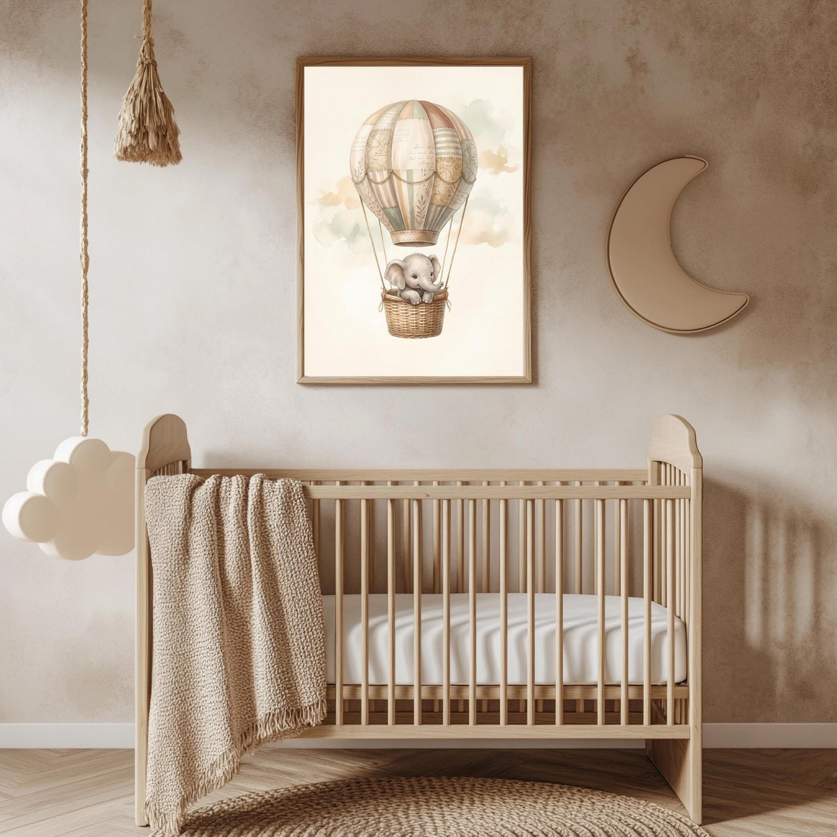 Heißluftballon Tiere Poster Set – Produktansicht 4