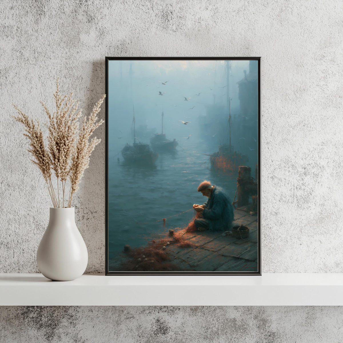 Fischer Maritim Nostalgie Poster – Produktansicht 3
