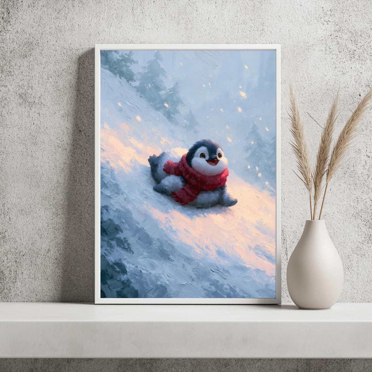 Baby Pinguin Winter Poster – Produktansicht 2
