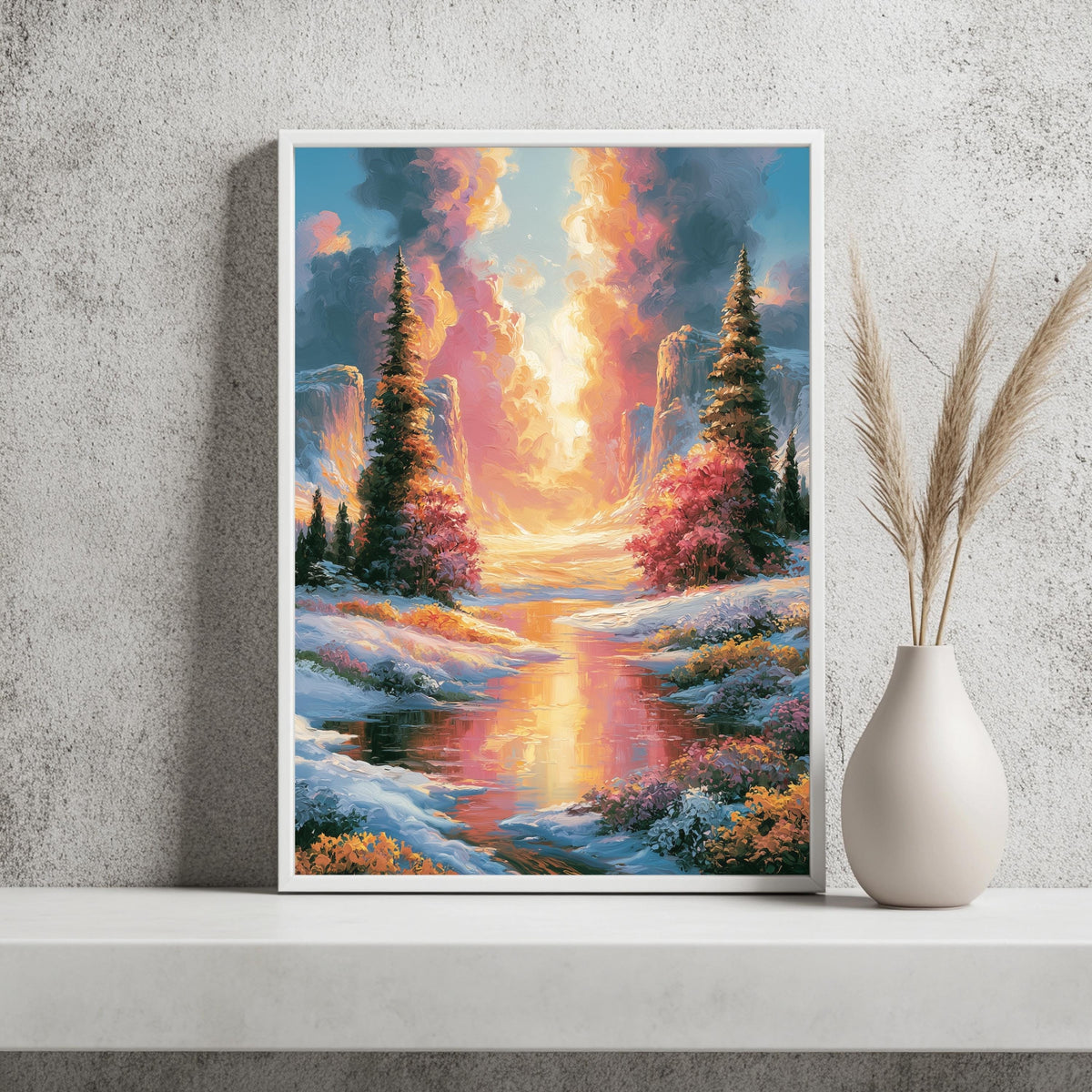 Winterwald Fantasy Poster Set – Produktansicht 2