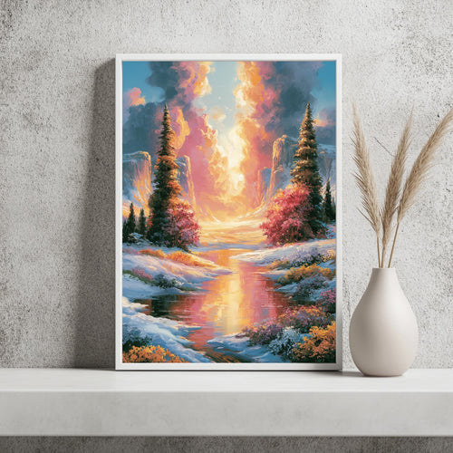 Winterwald Fantasy Poster Set – Produktansicht 2