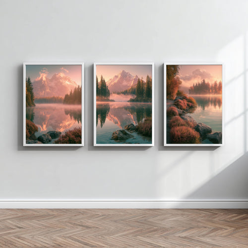 Bergsee Poster Set – Produktansicht 1
