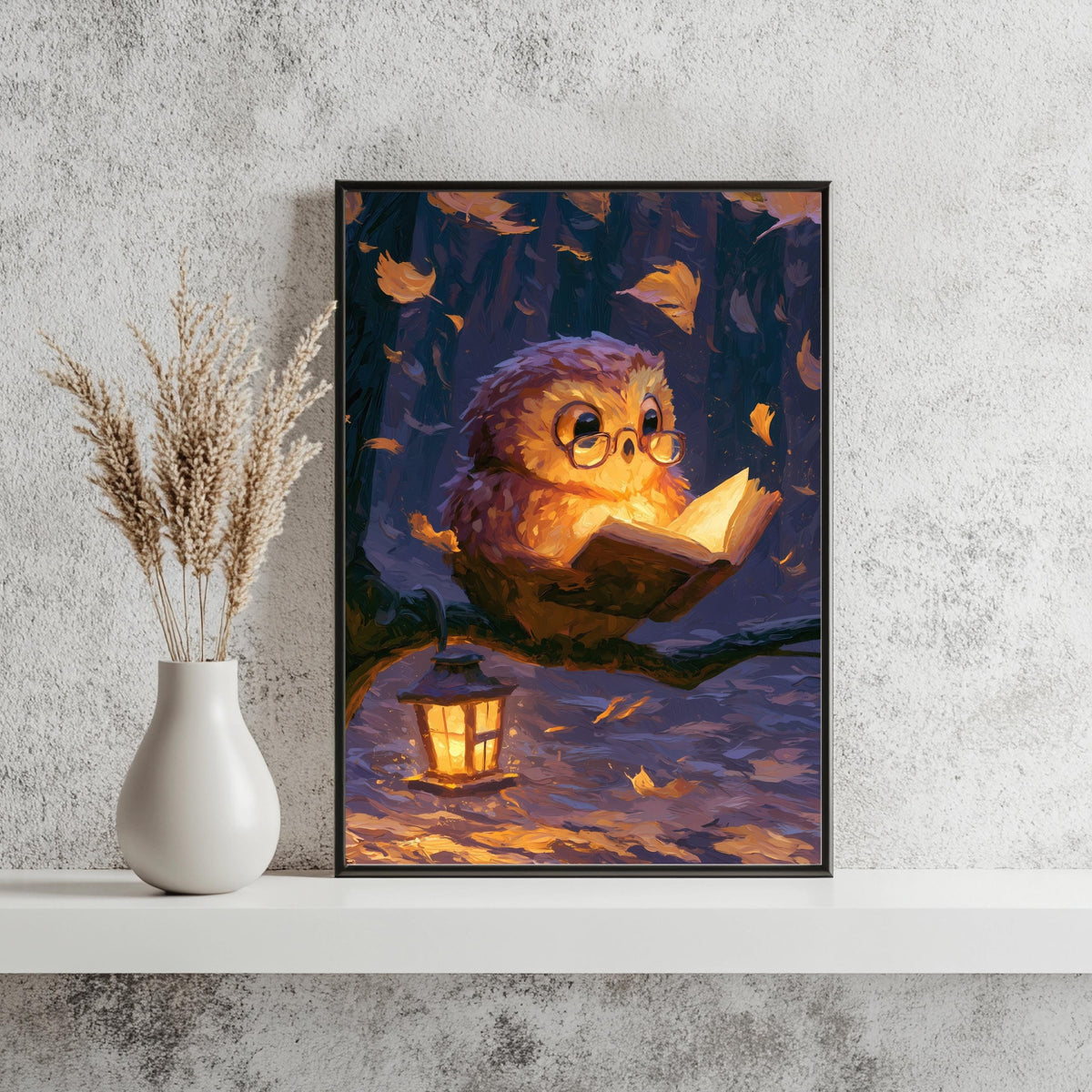 Baby Eule Buch Poster – Produktansicht 3