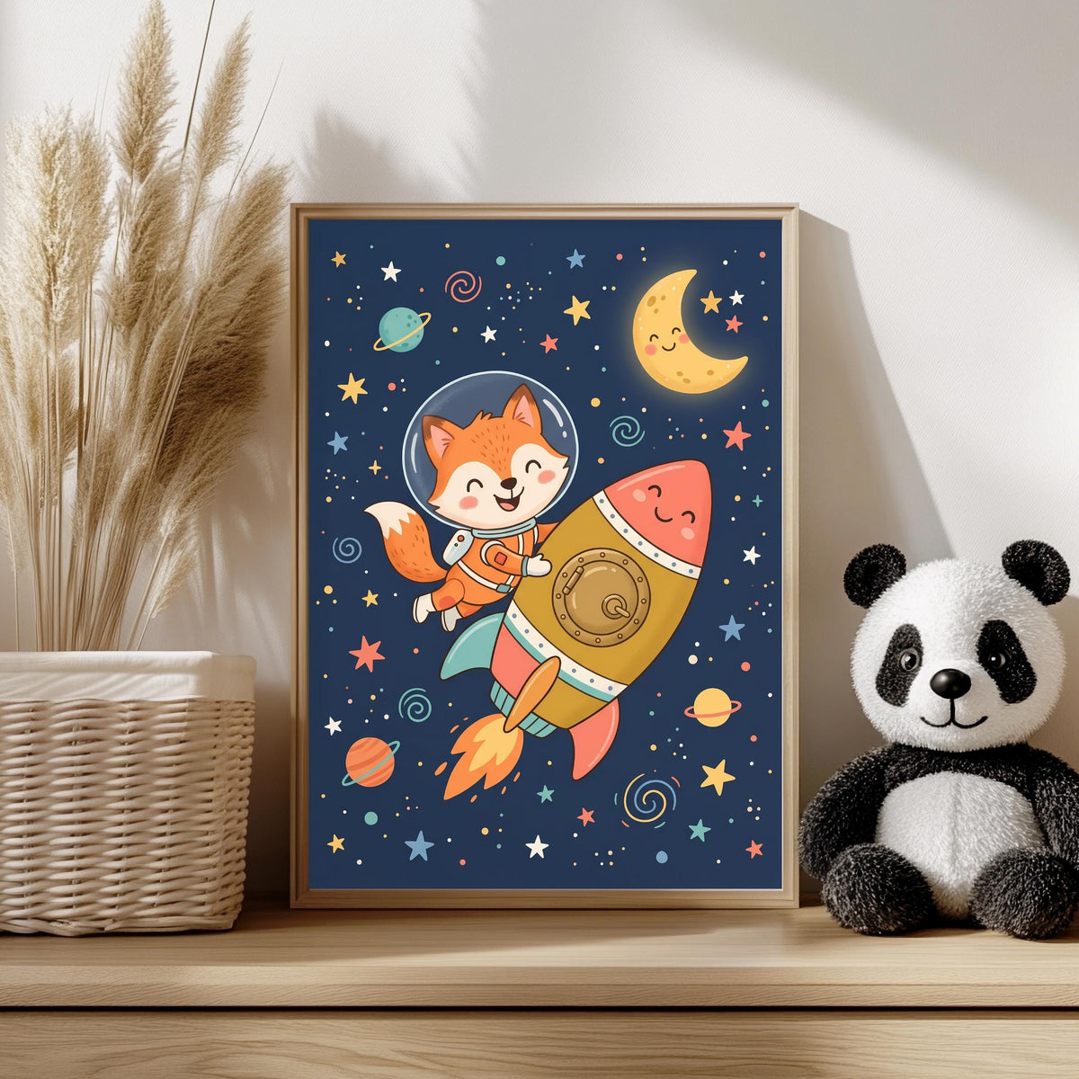 Weltraum Tiere Astronaut Poster Set – Produktansicht 6