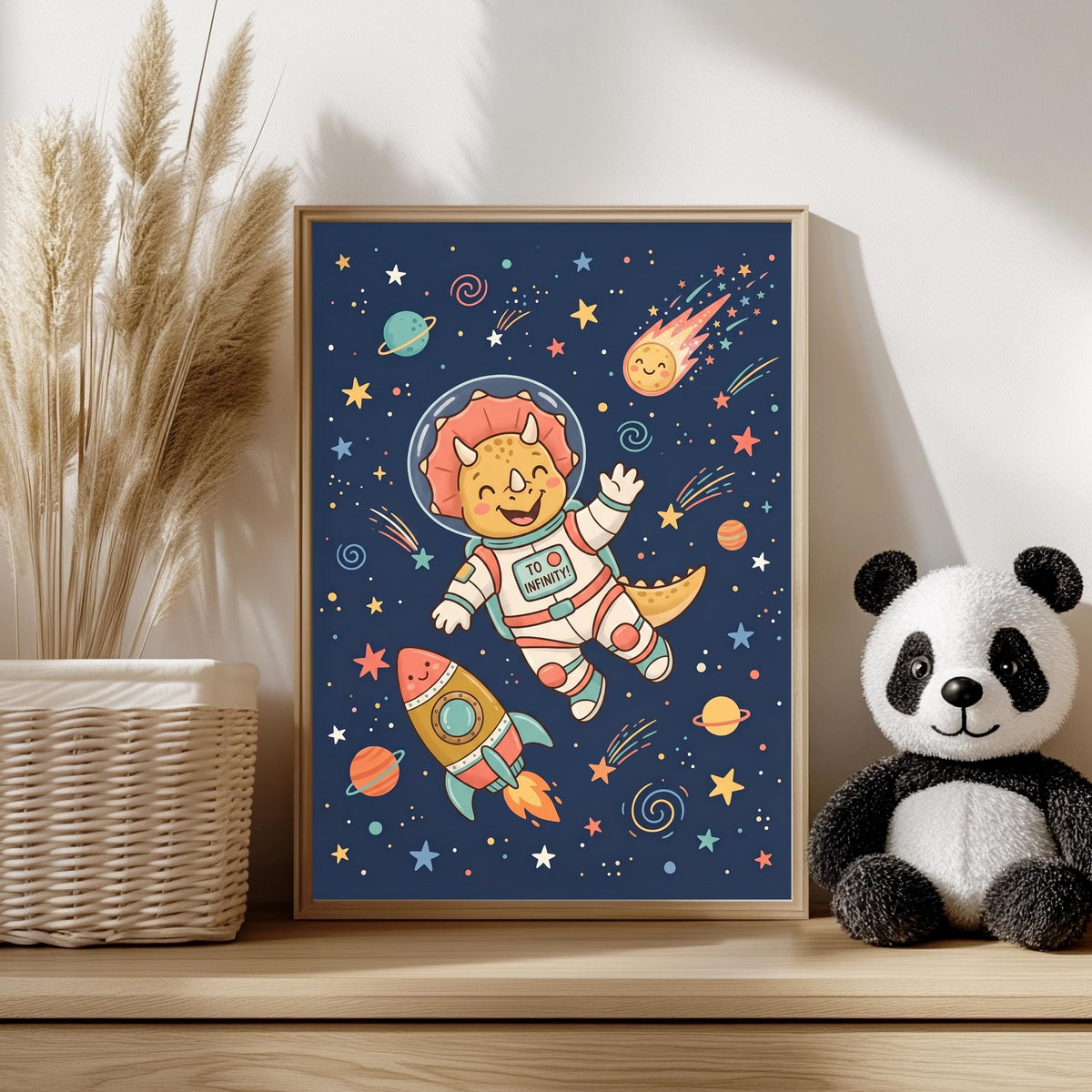Weltraum Tiere Astronaut Poster Set – Produktansicht 5