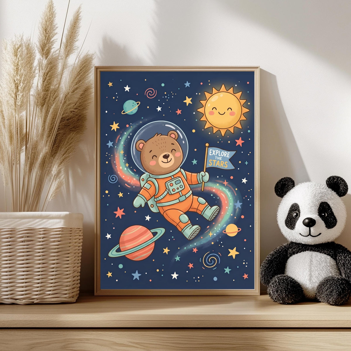 Weltraum Tiere Astronaut Poster Set – Produktansicht 7