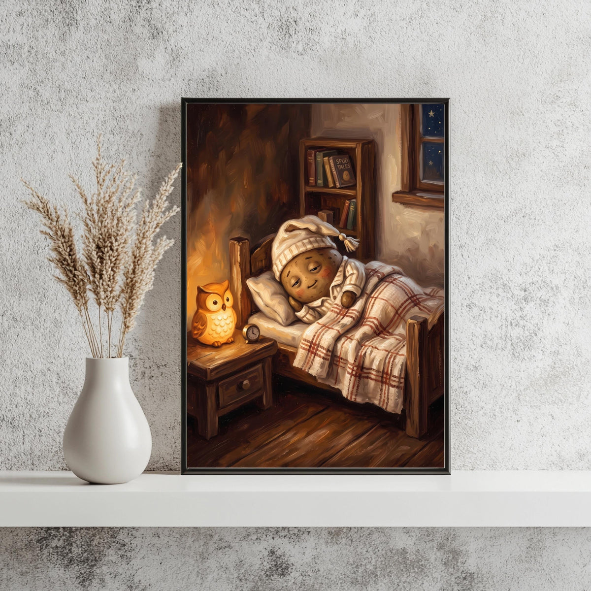 Schläfrige Kartoffel Lustig Poster – Produktansicht 4