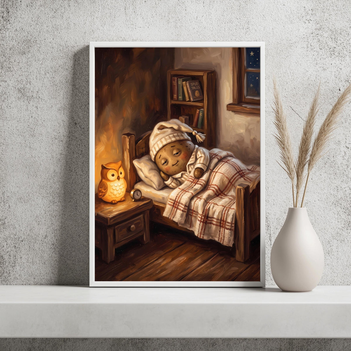 Schläfrige Kartoffel Lustig Poster – Produktansicht 2