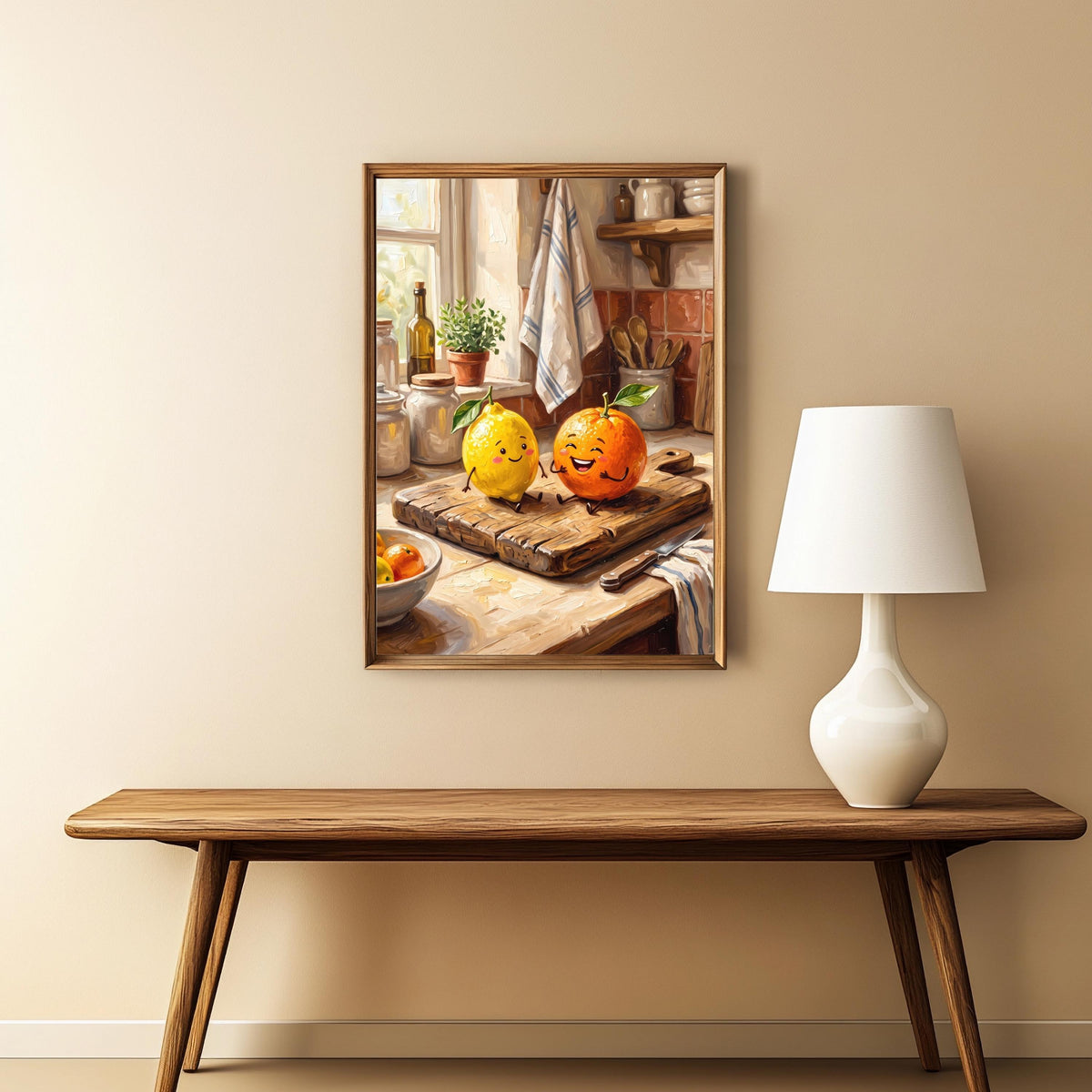 Zitrone Orange Lustig Poster – Produktansicht 4