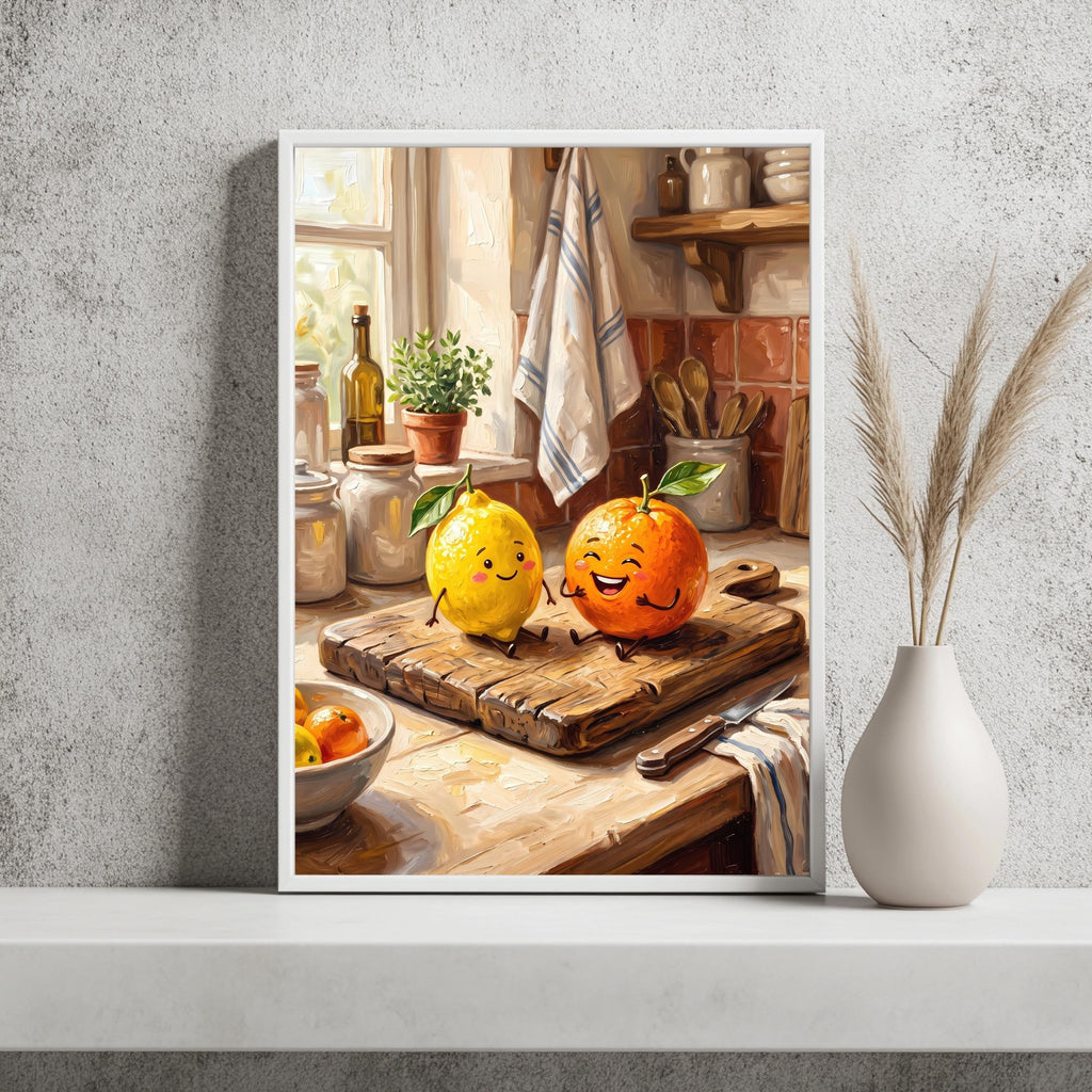 Zitrone Orange Lustig Poster – Produktansicht 2
