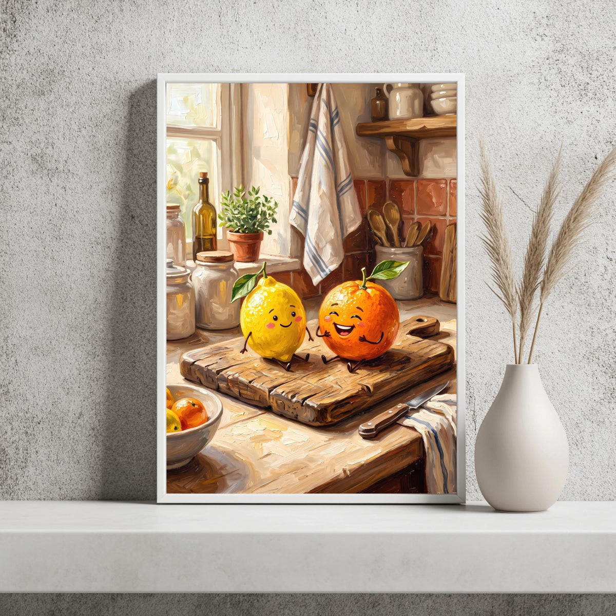 Zitrone Orange Lustig Poster – Produktansicht 2