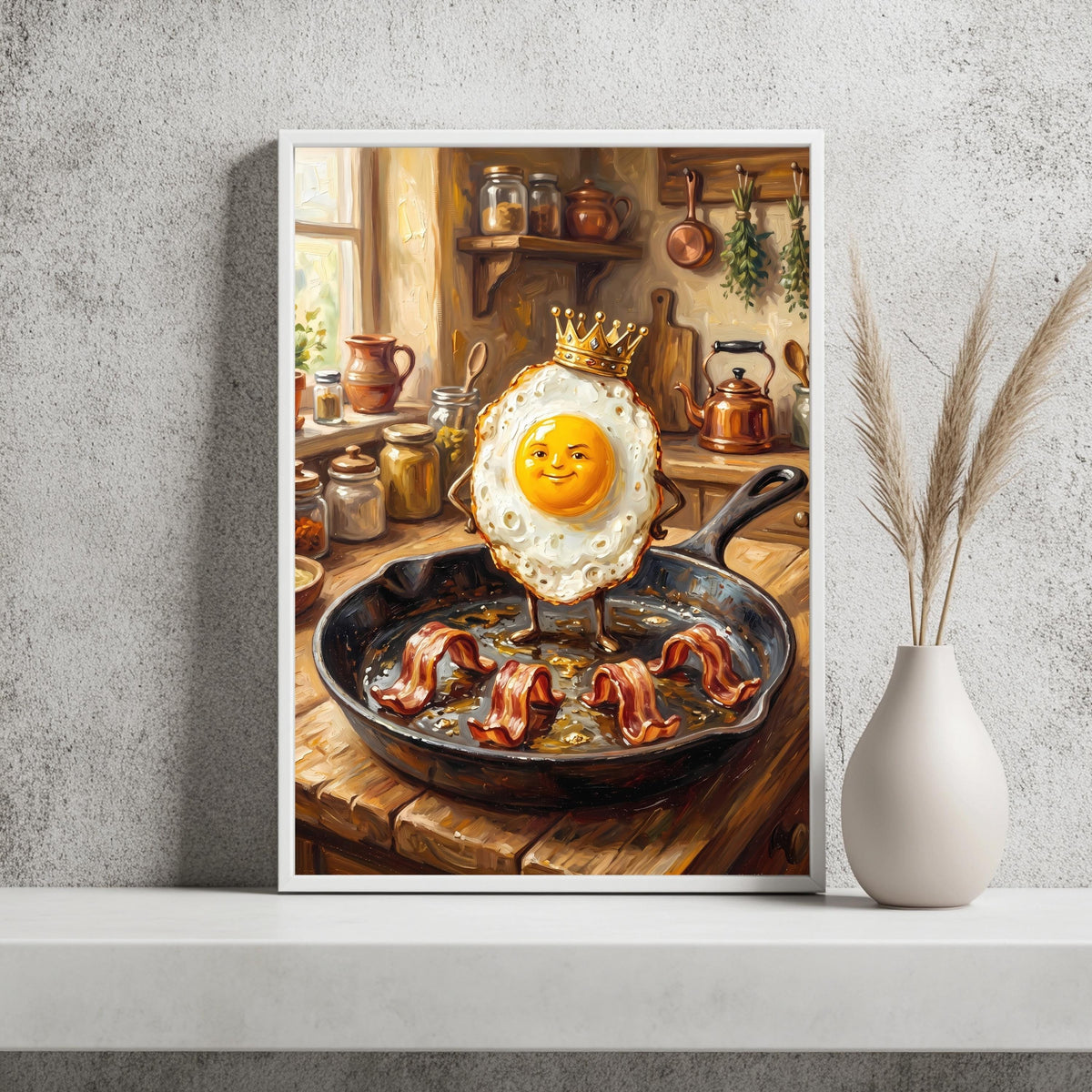 Ei König Lustig Frühstück Poster – Produktansicht 2