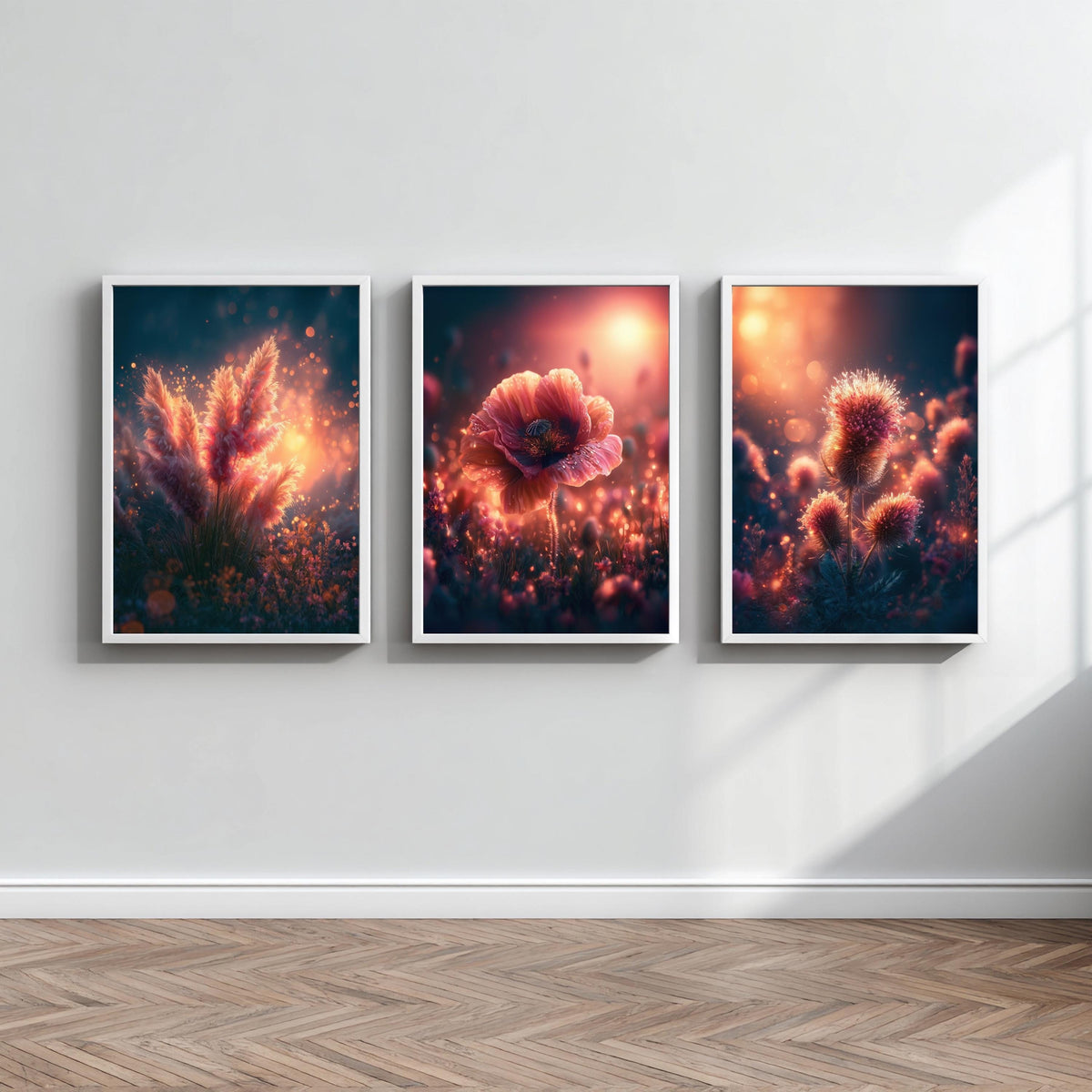 Botanik Blumen Poster Set – Produktansicht 1
