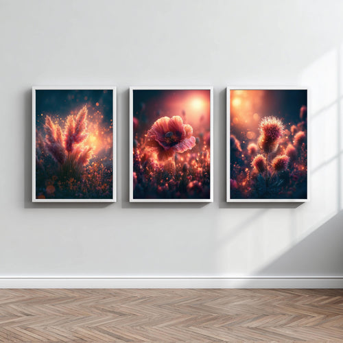 Botanik Blumen Poster Set – Produktansicht 1