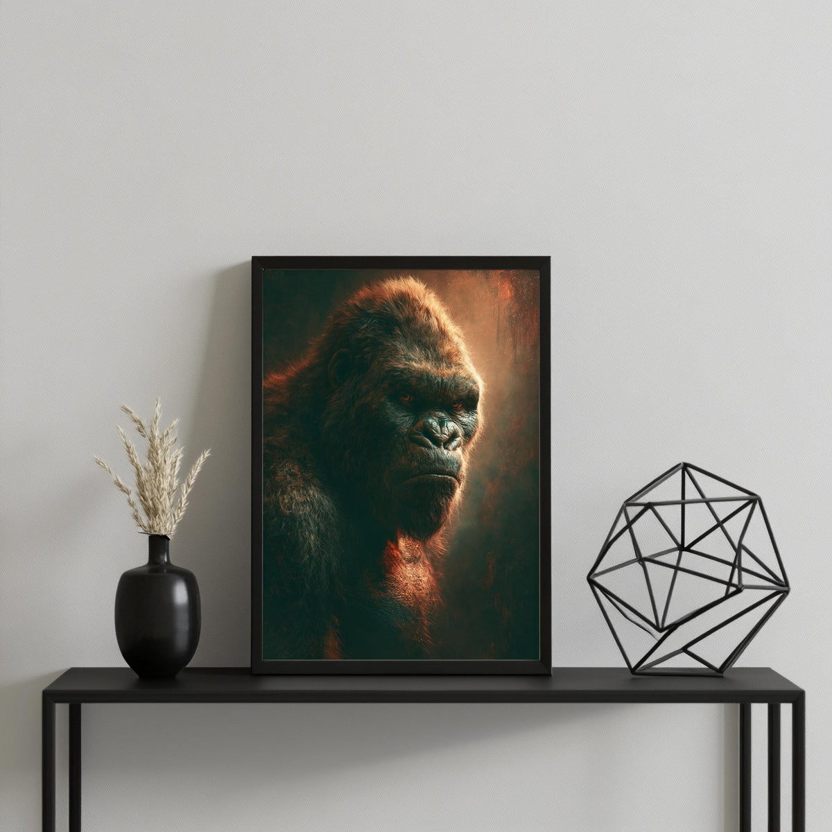 Gorilla Fotorealistisch Poster – Produktansicht 3