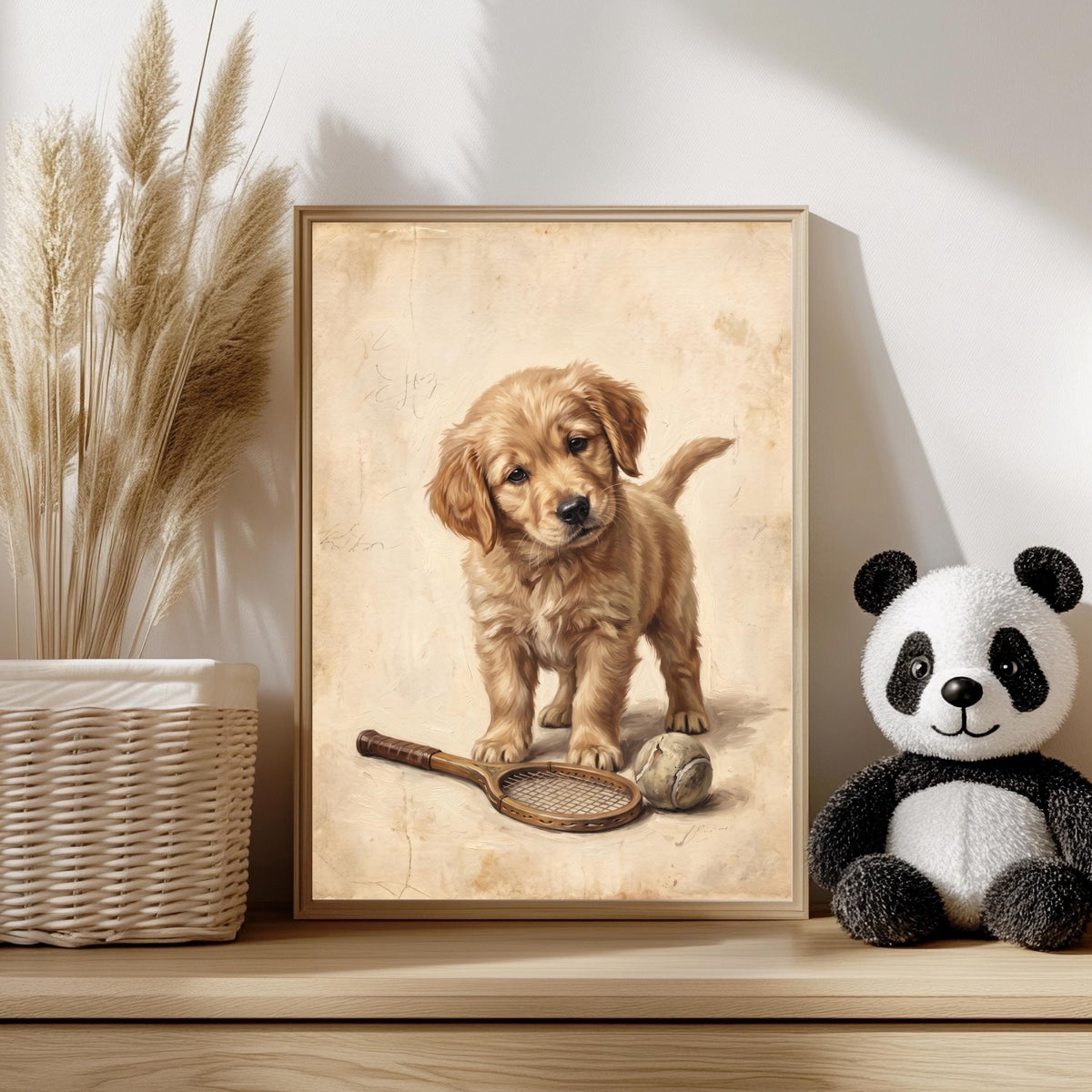 Golden Retriever Sport Poster Set – Produktansicht 4