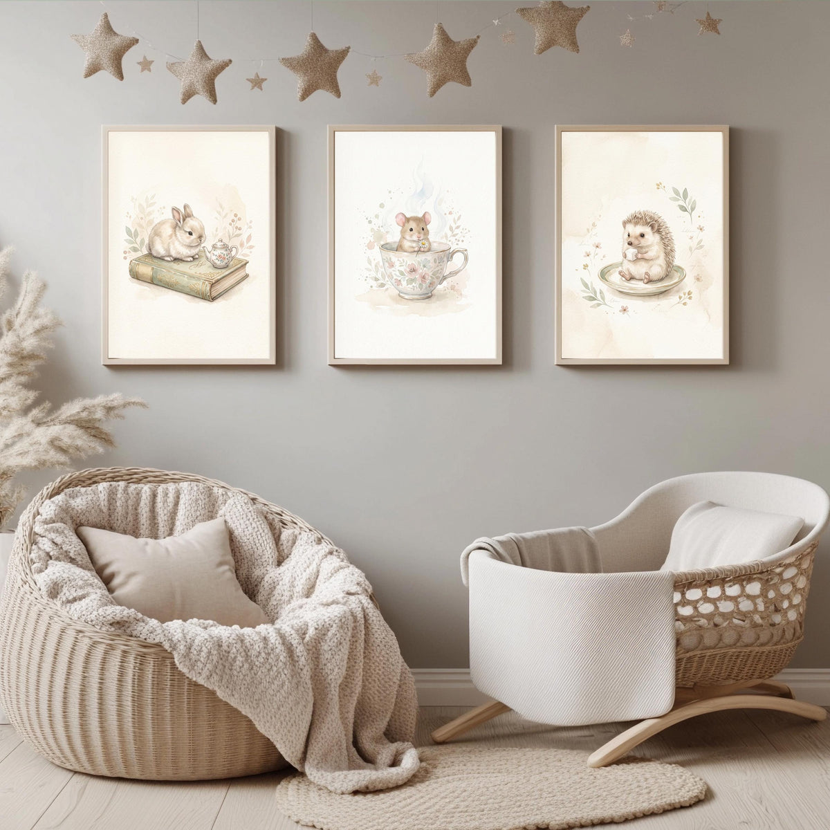Tee-Tiere Poster Set – Produktansicht 1