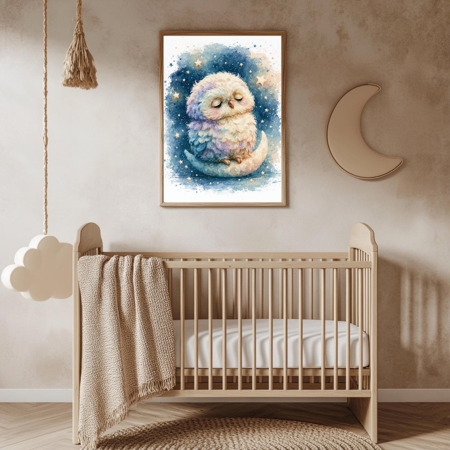 Schlafende Tierbabys Poster Set
