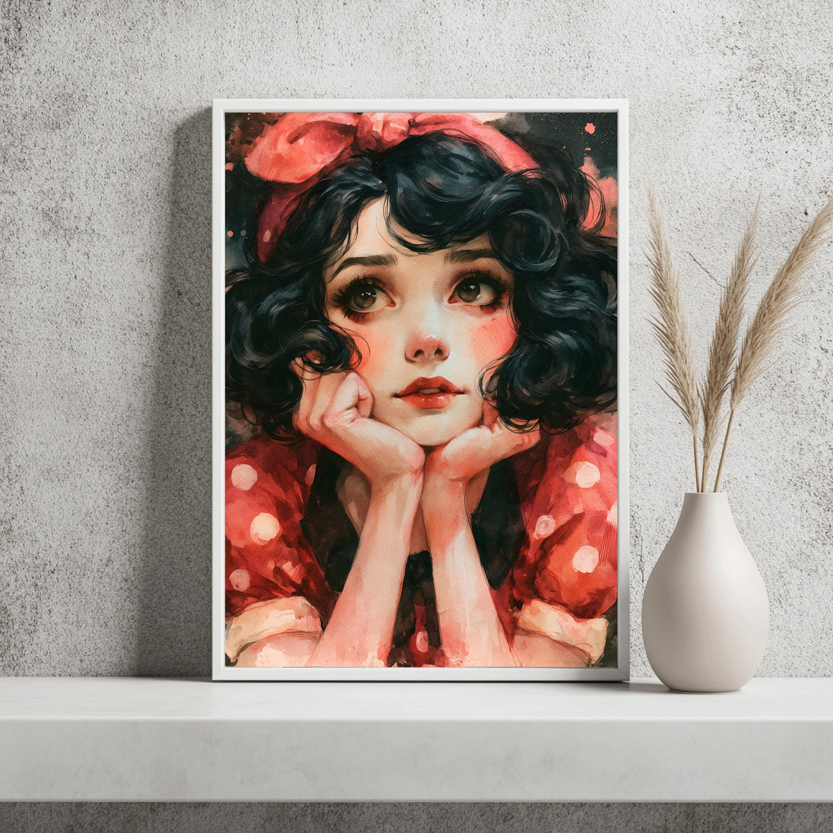 Mädchenporträt Poster – Produktansicht 2