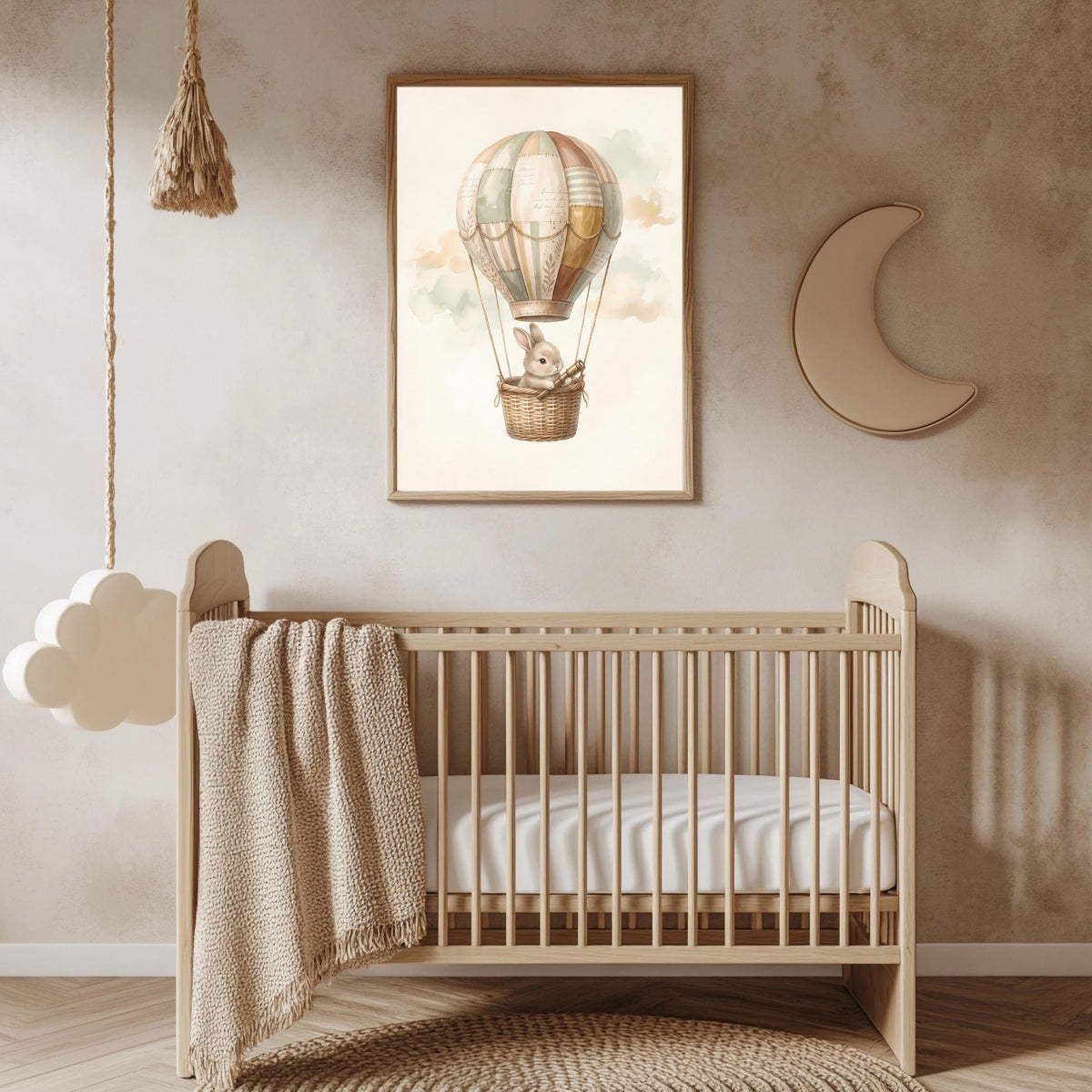 Heißluftballon Tiere Poster Set – Produktansicht 3