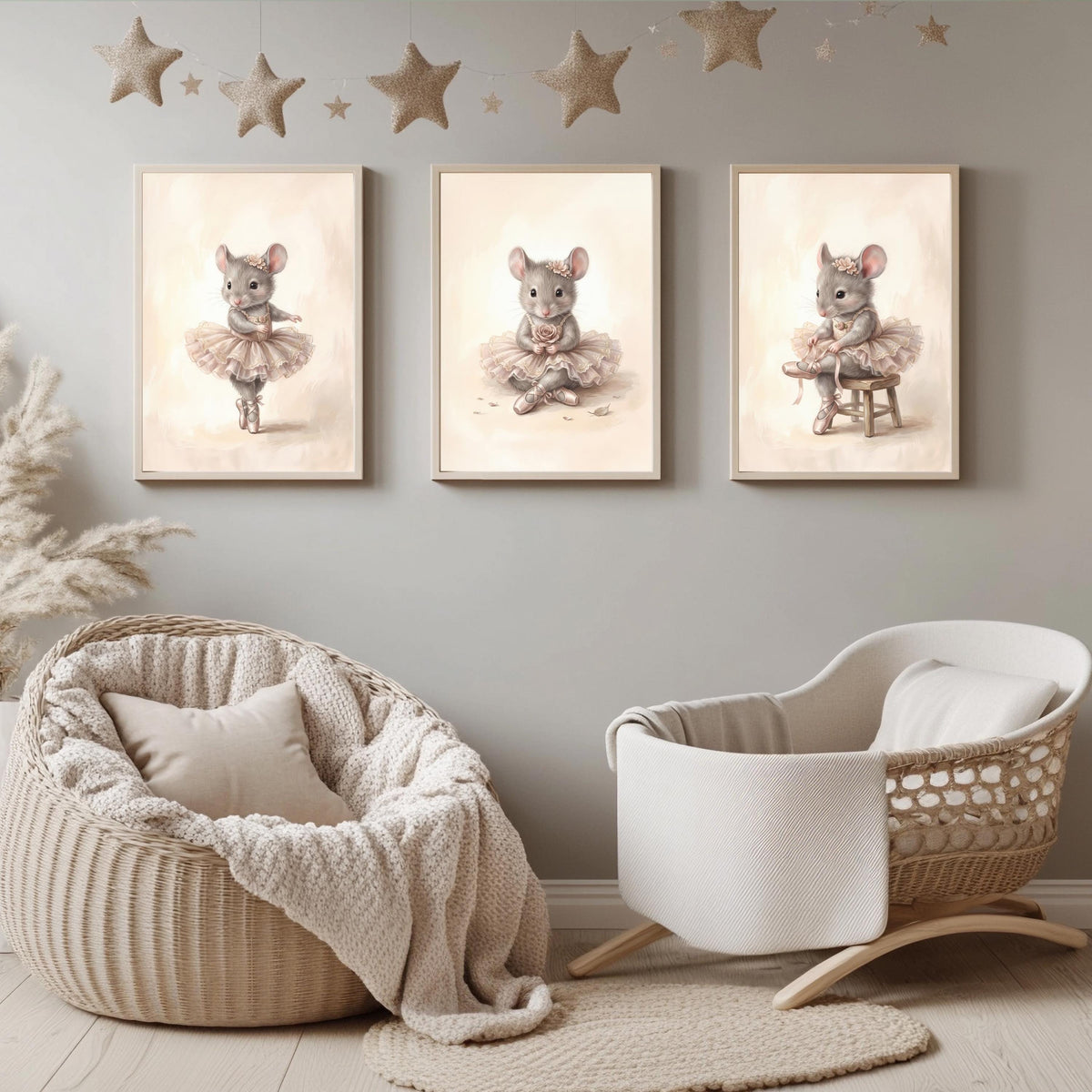 Ballerina-Mäuse Poster Set – Produktansicht 3