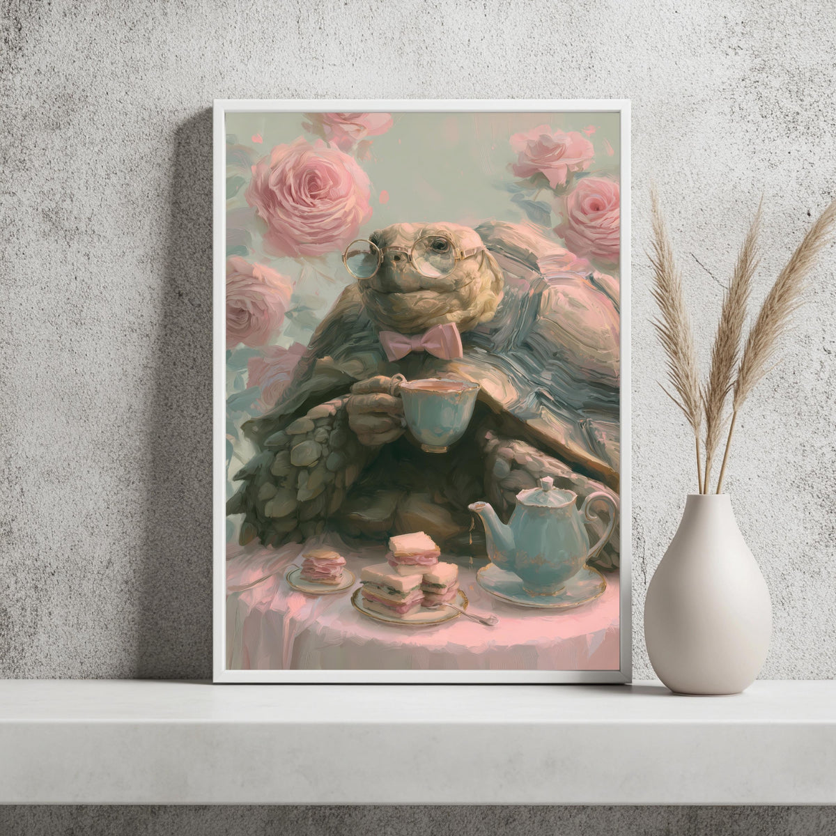 Schildkröte Tee Poster – Produktansicht 2