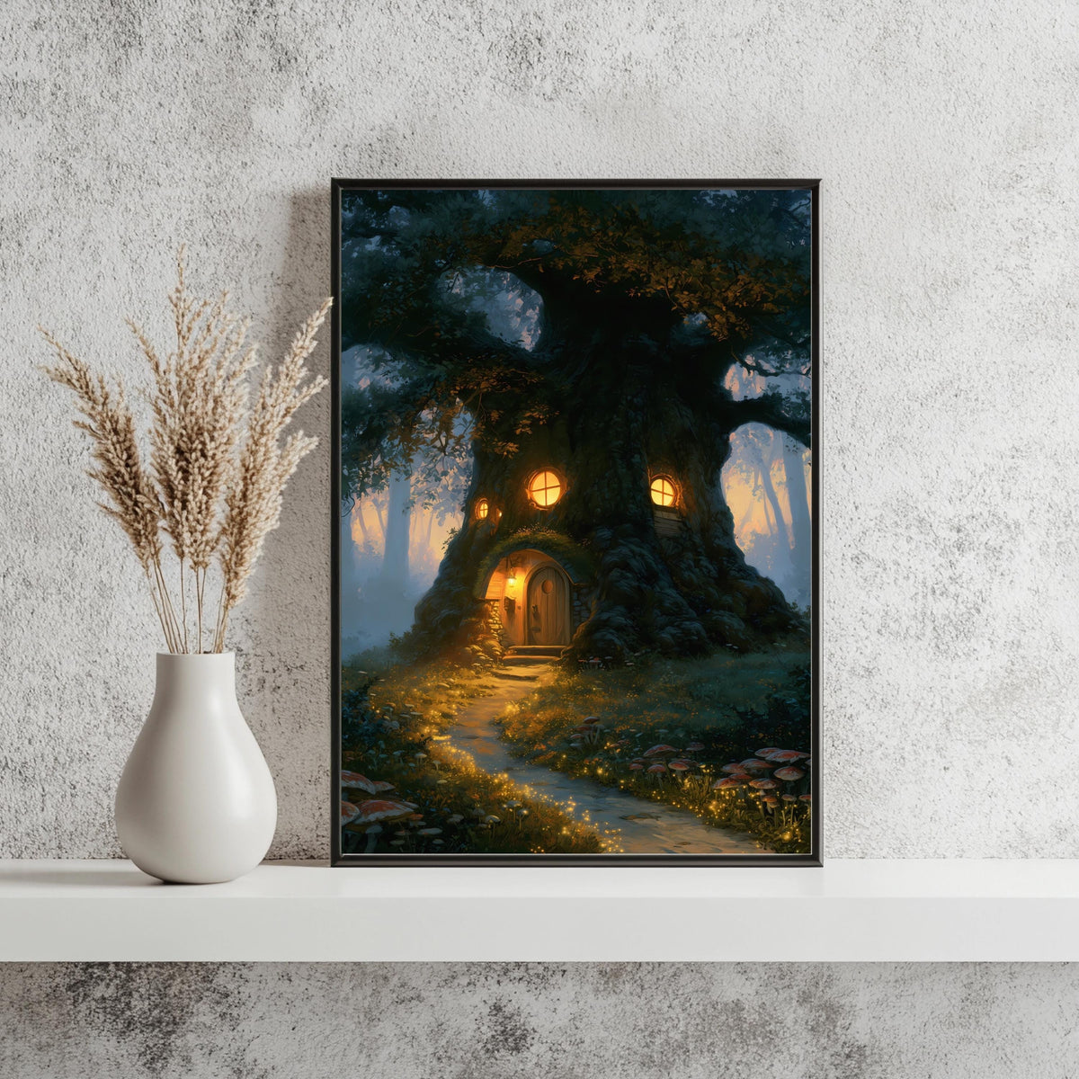 Baumhaus Fantasy Wald Poster – Produktansicht 3