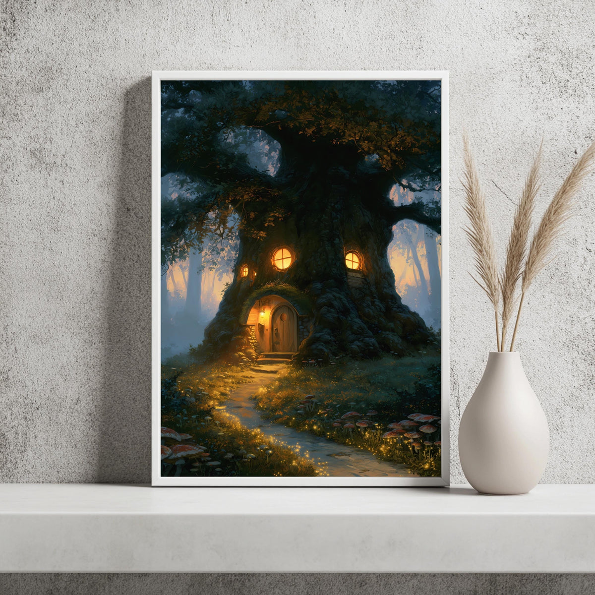 Baumhaus Fantasy Wald Poster – Produktansicht 2