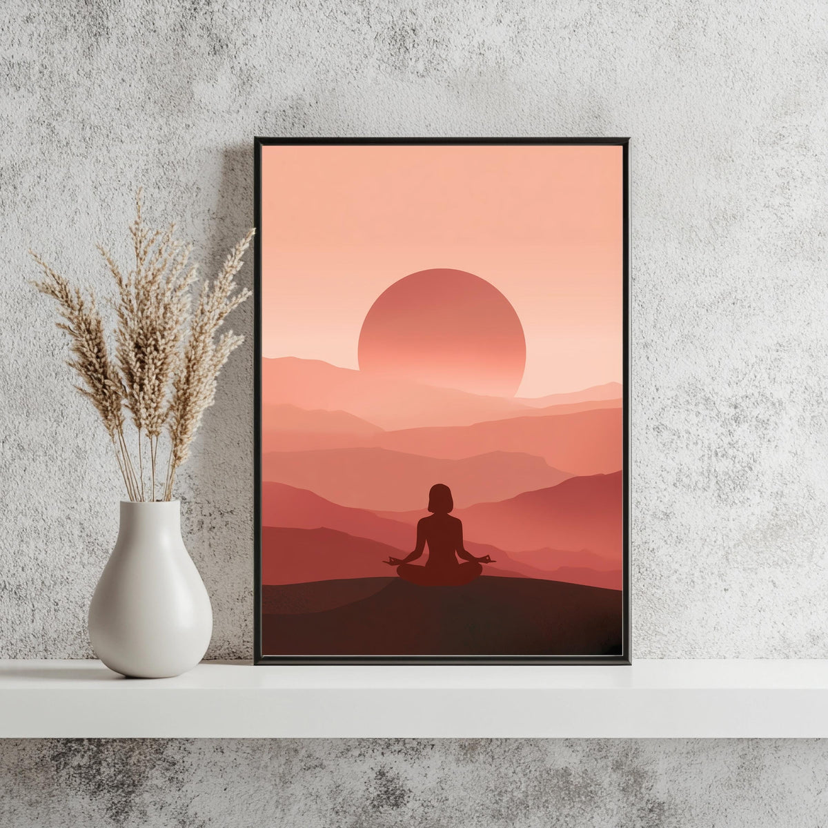 Meditation Berge Zen Poster – Produktansicht 3