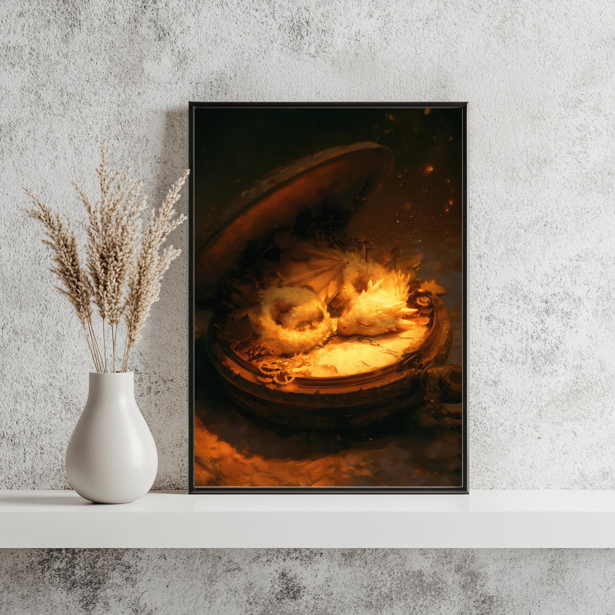 Baby Drache Steampunk Poster – Produktansicht 3