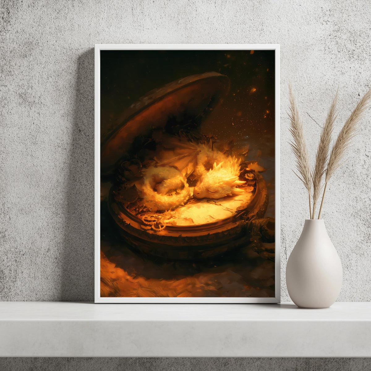 Baby Drache Steampunk Poster – Produktansicht 2