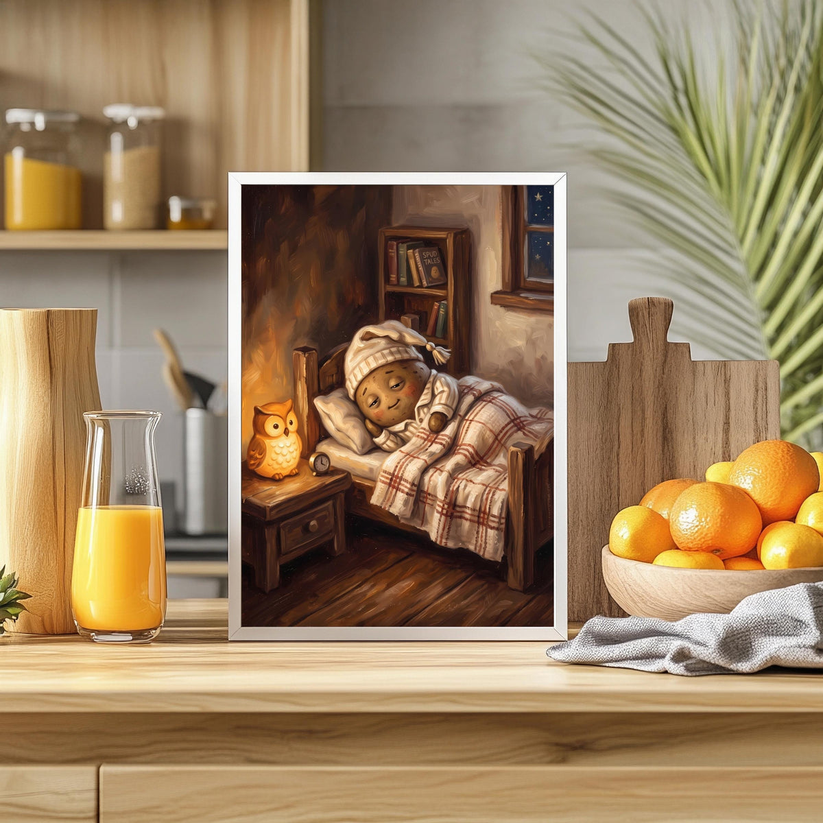 Schläfrige Kartoffel Lustig Poster – Produktansicht 3