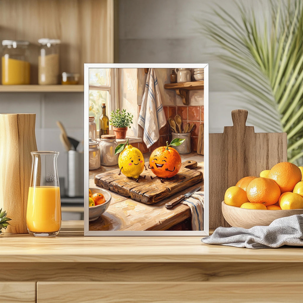 Zitrone Orange Lustig Poster – Produktansicht 3