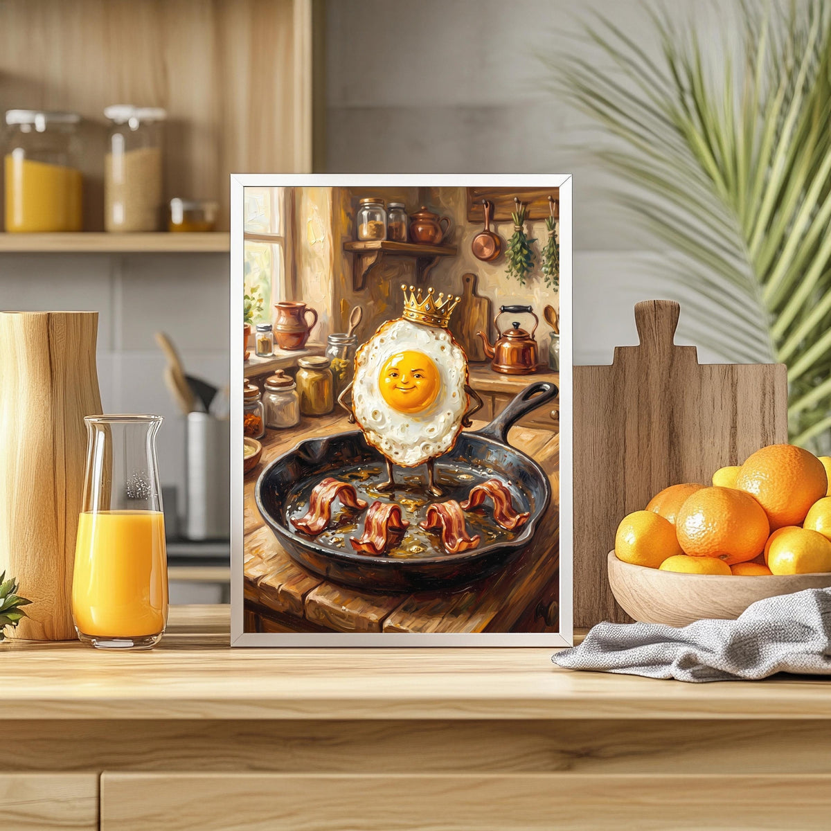 Ei König Lustig Frühstück Poster – Produktansicht 3