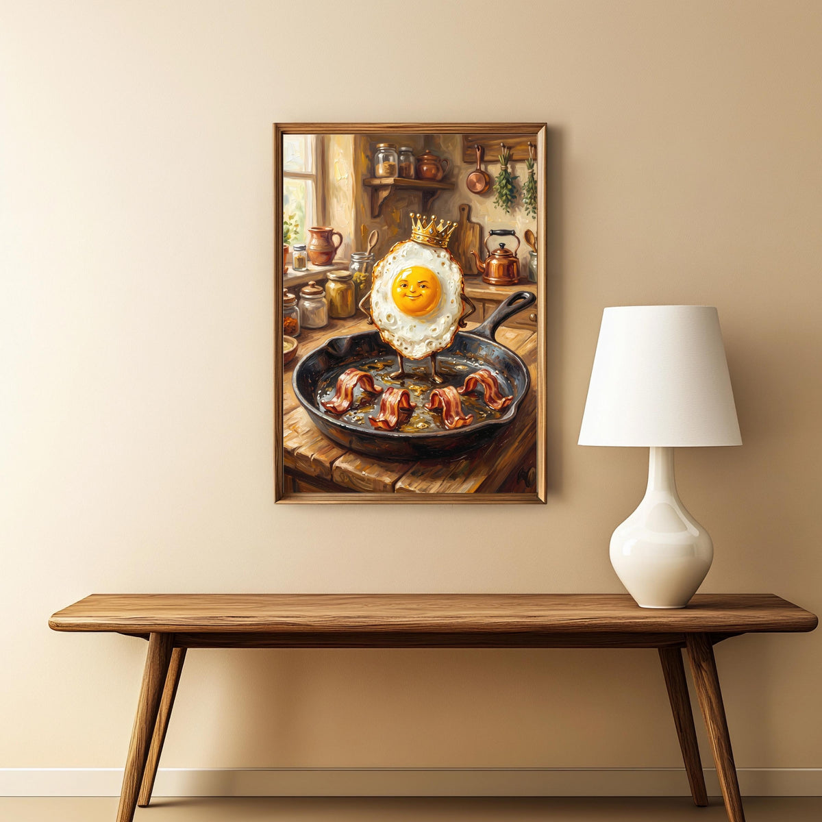 Ei König Lustig Frühstück Poster – Produktansicht 4