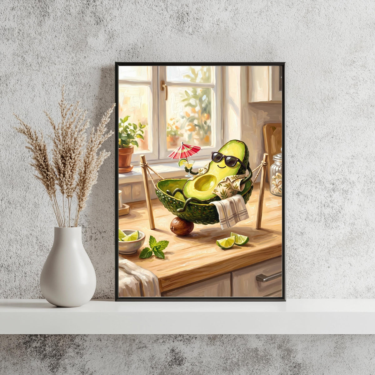 Entspannte Avocado Lustig Poster – Produktansicht 5