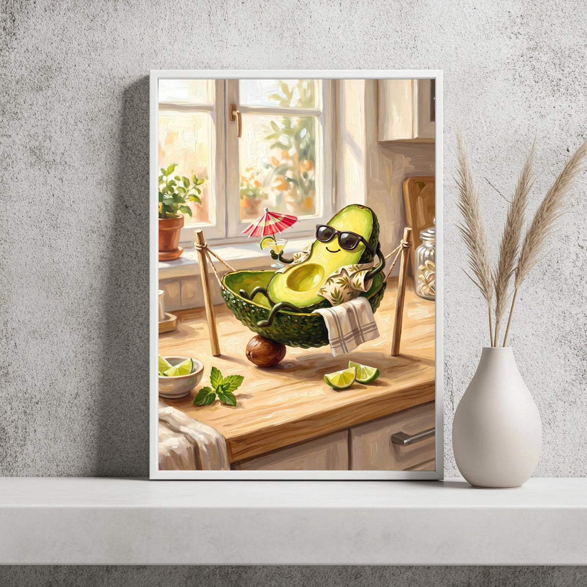 Entspannte Avocado Lustig Poster – Produktansicht 2