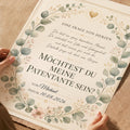 Möchtest du meine Patentante sein? – personalisierte Urkunde