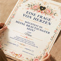 Personalisierte Brautjungfer-Frage „Möchtest du meine Brautjungfer sein?“