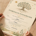 Symbolische Patenurkunde für Pate – personalisierte Urkunde