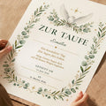 Botanische Tauferinnerung – personalisierte Urkunde
