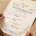 Patenurkunde zur Taufe – personalisiert