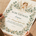 Schutzengel-Segen – personalisierte Urkunde